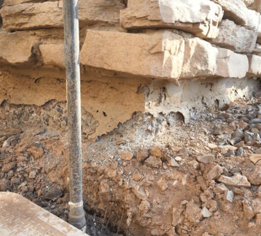 Signs of Advanced Rust in Stem Wall - 1