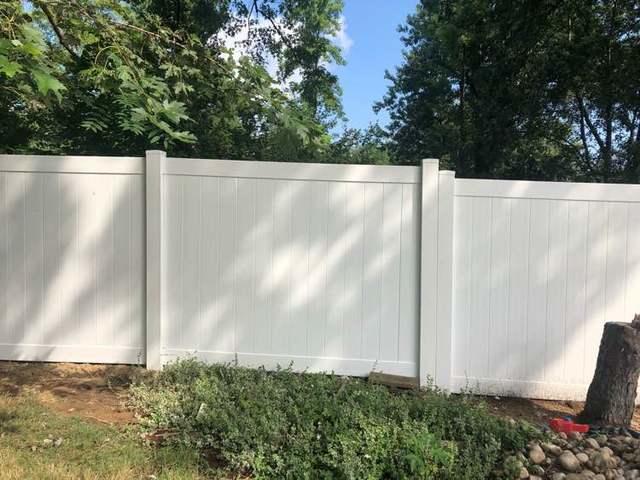 6' Acadia Vinyl Privacy Fence Backyard Installation