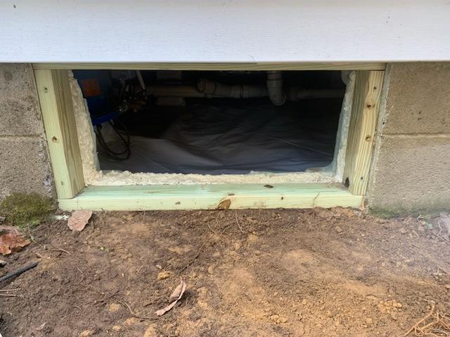 There are many crawl space doors and entrances, but the issue with many is that they allow the outside air and moisture to leak in. This allows the outside influence to affect the relative humidity and environment of the crawl space. Wooden or metal doors are often used to cover crawl space entrances but deteriorate or warp over time from exposure to the outside conditions.