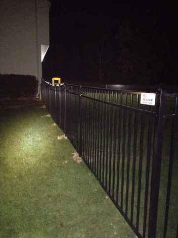 Classic, 3 Rail, Flush Bottom, Commercial Grade Fence Backyard (1) 3' gate / (1) 6' double gate