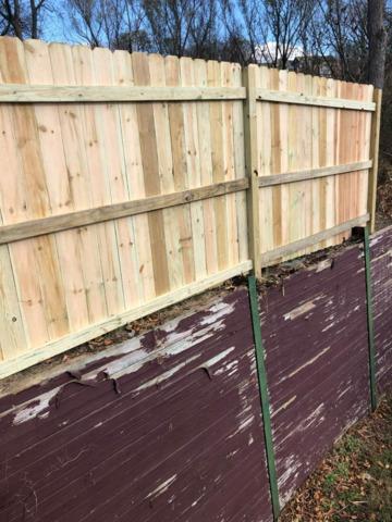 6' Natural Privacy Fence Pressure Treated Wood