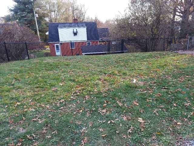4' Black Chain Link Fence (1) 8' double gate / (1) 4' man gate