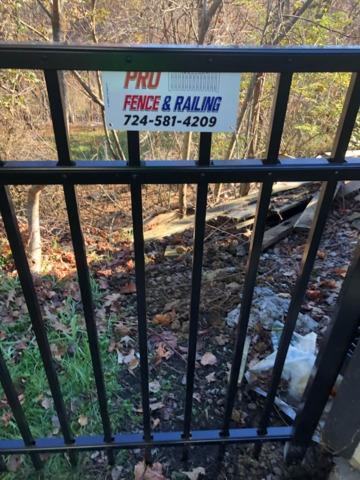 4' Black ' Classic Aluminum Fence , Commercial Grade, Picket Through Bottom Rail backyard