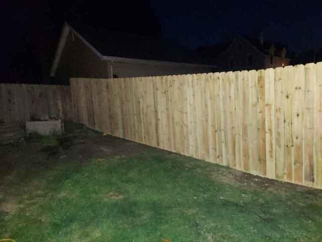 6' Natural Privacy Pressure Treated Wood