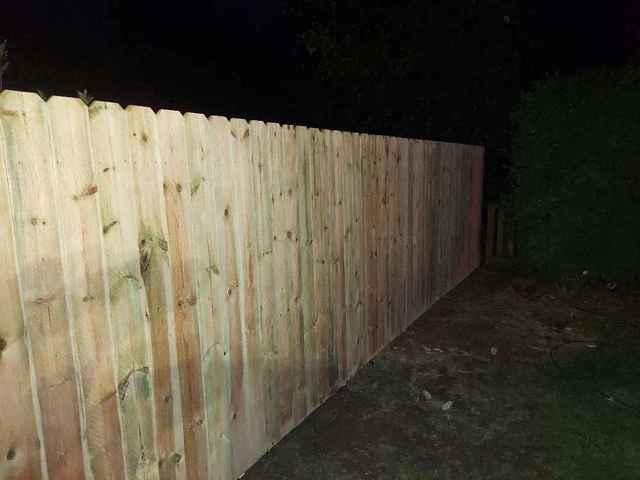 6' Natural Privacy Pressure Treated Wood