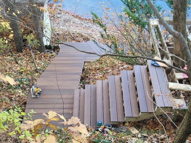 New deck & stairs