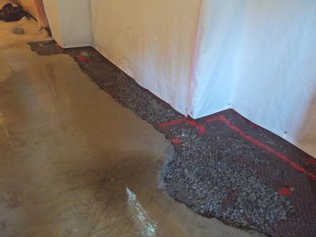 <p>Sump transformation with WaterGuard and CleanSpace Wall System.</p>