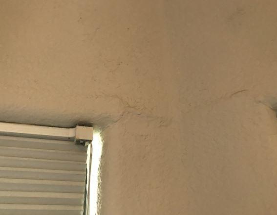 Patched Drywall Cracks