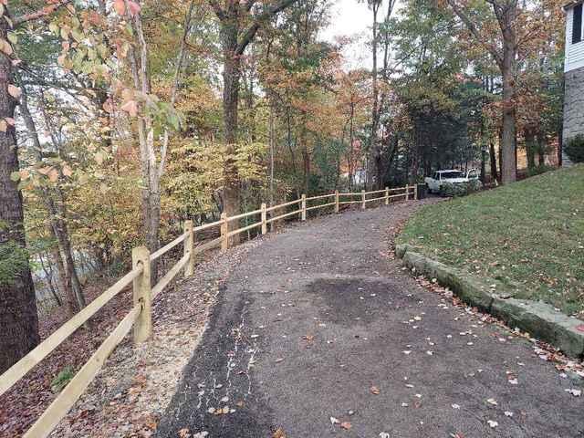 3' Natural Pressure Treated Pine 2 Rail Split Rail