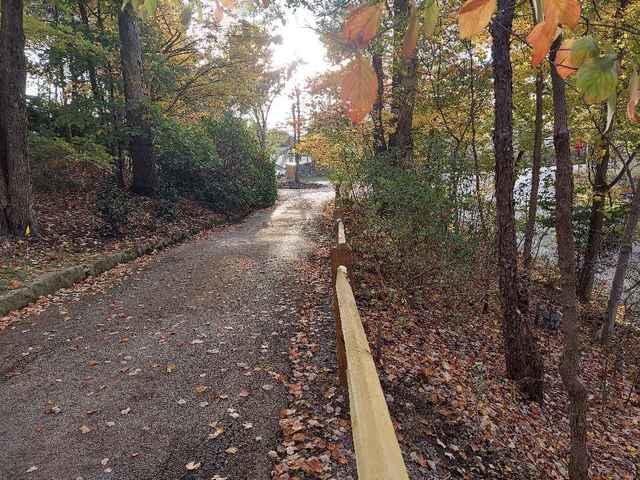 3' Natural Pressure Treated Pine 2 Rail Split Rail