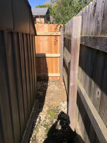 6' Natural Wooden Privacy Fence Pressure Treated Pine Installation