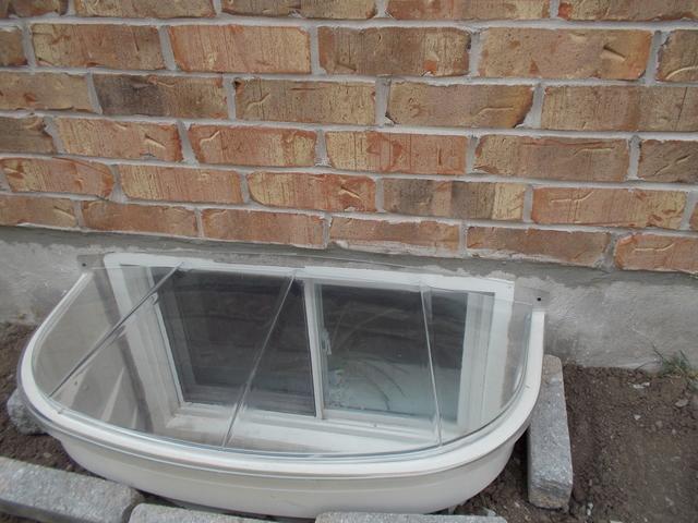 Brick Home Window Well