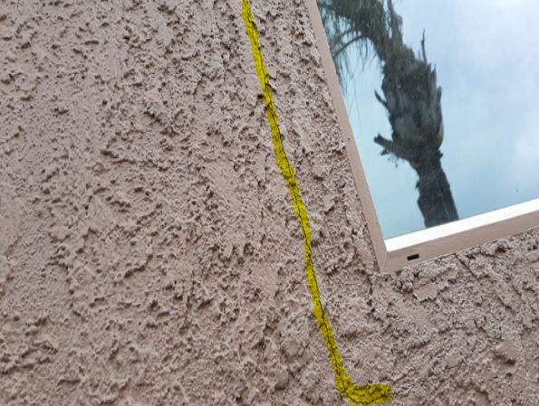 Cracks in Stucco
