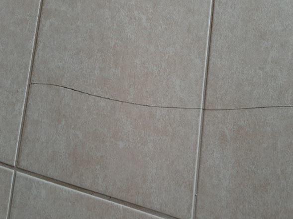 Cracking Floor Tiles