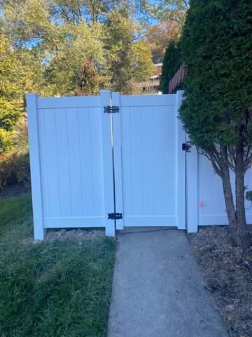 6' White Vinyl Acadia Privacy Fence (1) 3' gate / (1) 4' gate backyard Installation