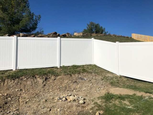 6' White Vinyl Acadia Privacy Backyard (2) 4' gates Installation