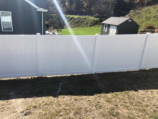 6' White Vinyl Acadia Privacy Backyard (2) 4' gates Installation