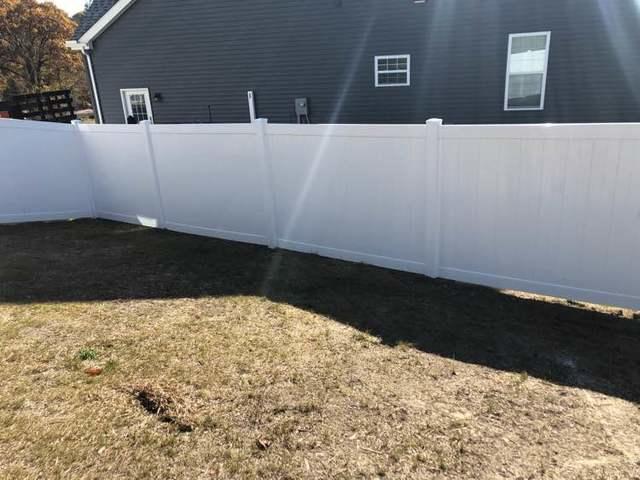 6' White Vinyl Acadia Privacy Backyard (2) 4' gates Installation