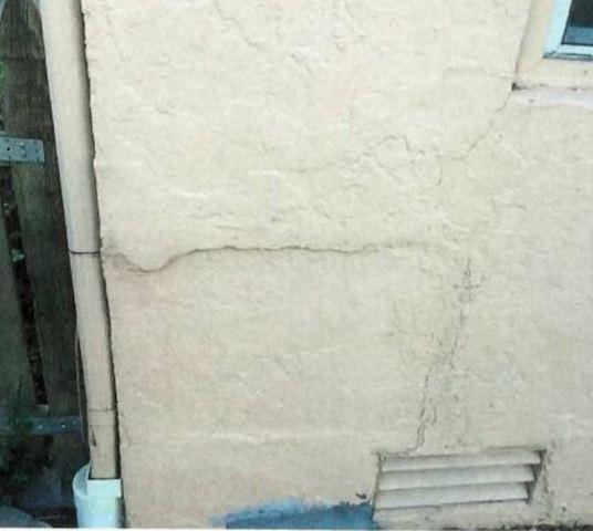 Exterior Wall Cracks in Stucco