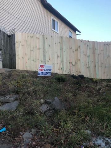 6' Natural Wood Privacy Fence Installation
