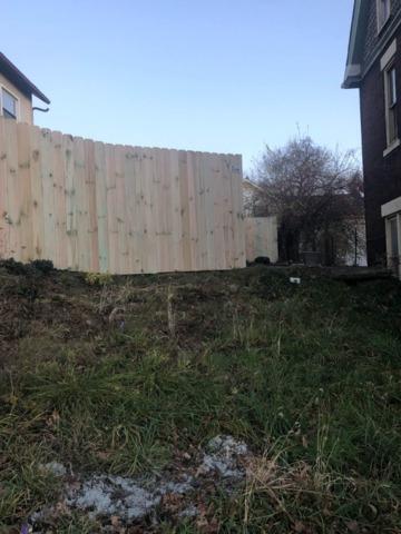 6' Natural Wood Privacy Fence Installation