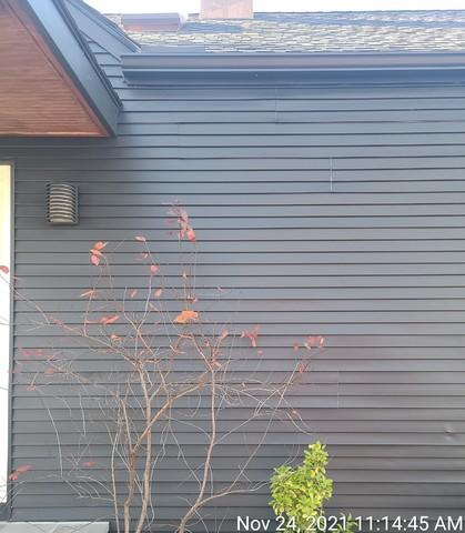 Front Siding Touch Up Results