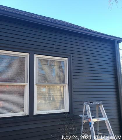 Exterior Siding and Window Frame Touch Up Results