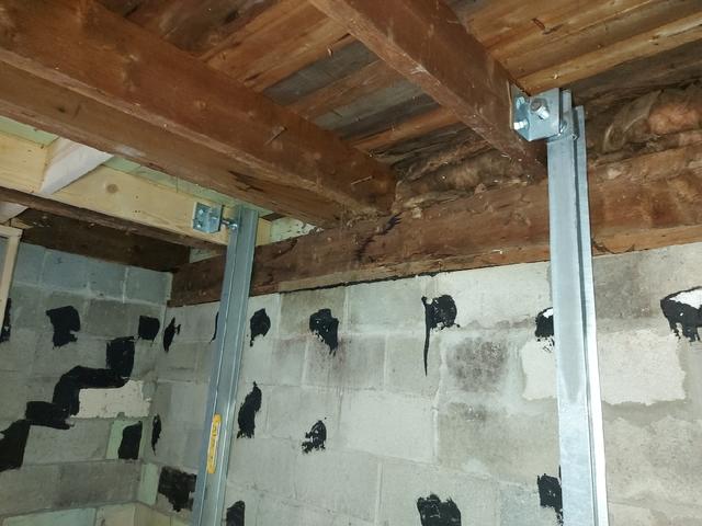 Fortification et stabilisation du mur