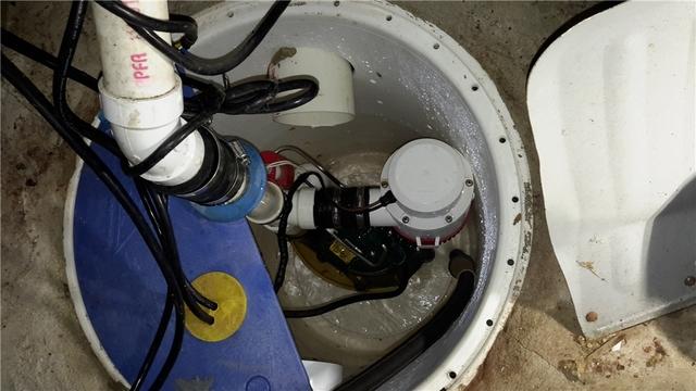 Sump Pump Cleaned