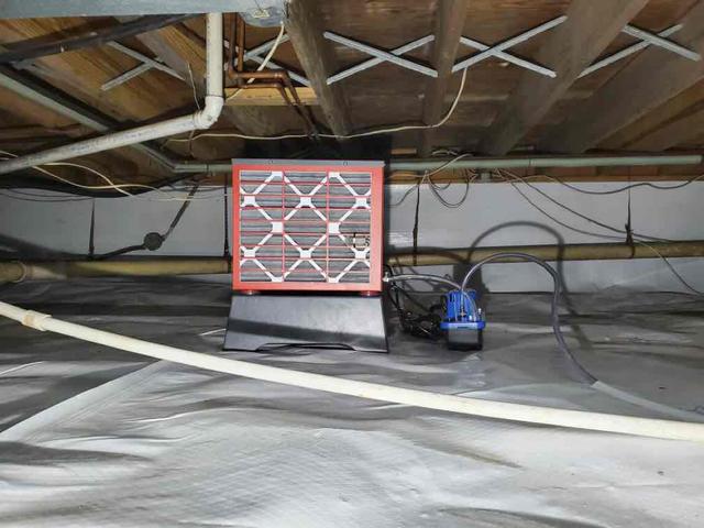 Crawl Space Dehumidifier
