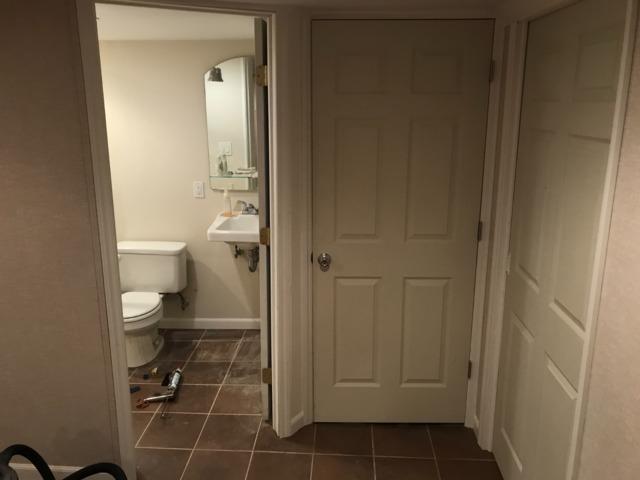 After remodel-before final cleanup