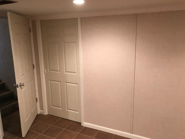<p>Flood came thru window & down the wall</p>