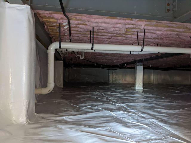 Covered Crawl Space Walls