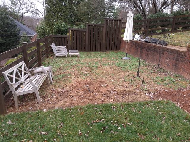 We were asked to remove all of the teak furniture and related cushions that were in the garage.