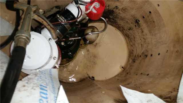 Sump Pump Cleaned