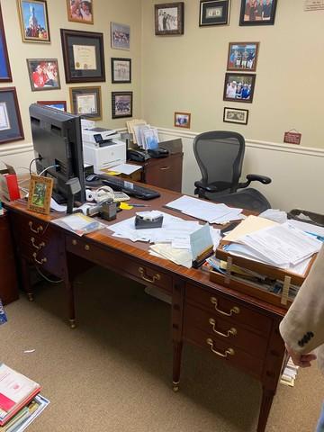 The Junkluggers of Atlanta Metro East helped a customer remove their office furniture.