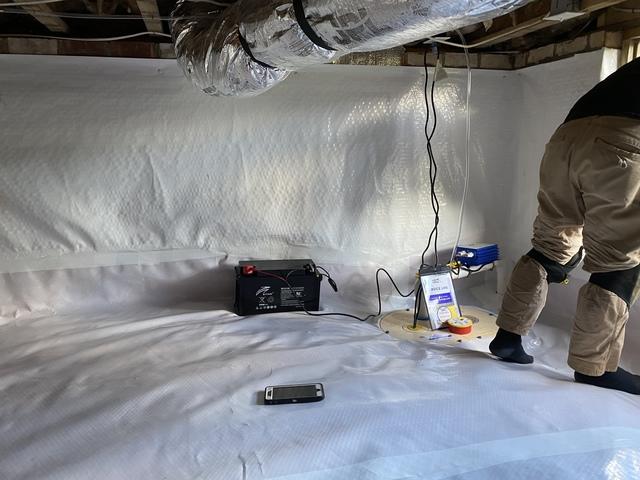 Fully Encapsulated Crawl Space