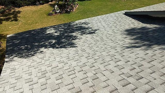 This is showing the new roof after replacement.
