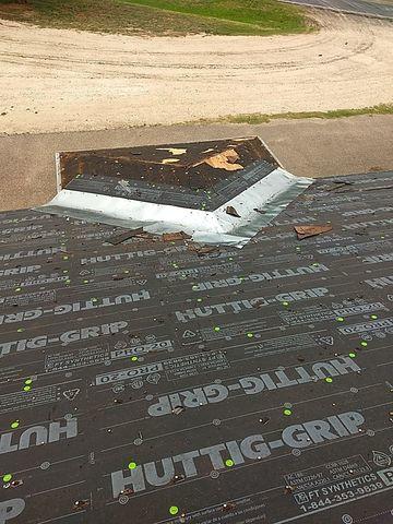 When we remove the old roof, we also check the integrity of the decking. If decking is weak or damaged, we replace it.