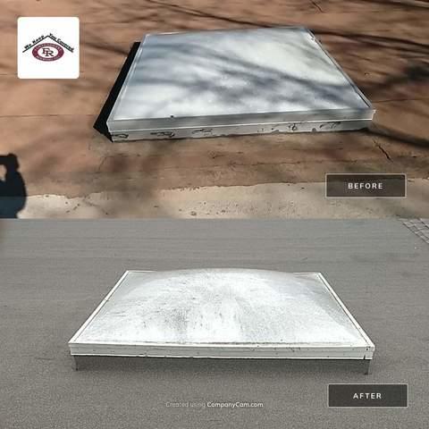 Showing Before & After Roof Replacement