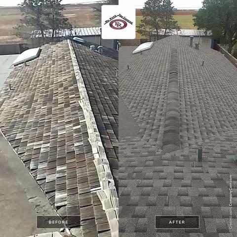 Showing Before & After Roof Replacement