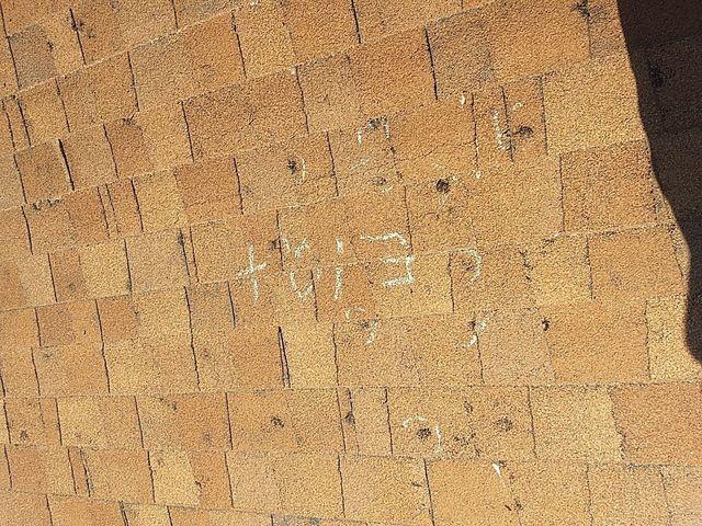 <p>Before Shingle Replacement</p>