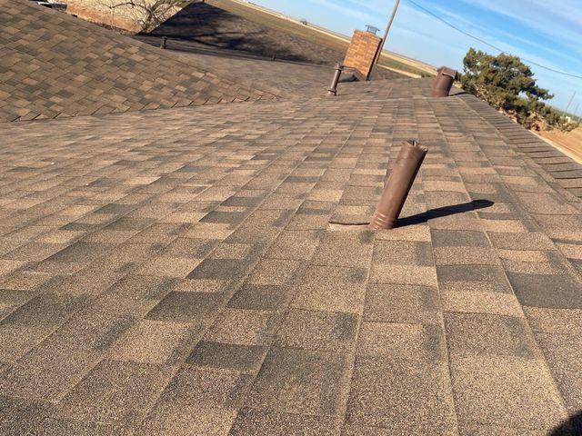 We replaced our Client's roof with IKO Dynasty Laminated Shingles, Shadow in color.