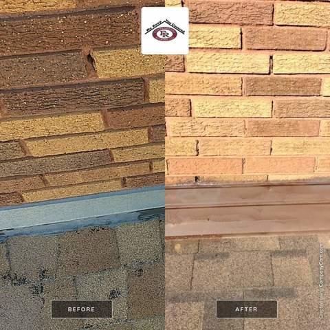 <p>Before & After of a Shingle Roof Replacement </p>