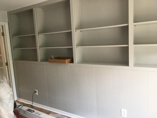 Shelves Installed