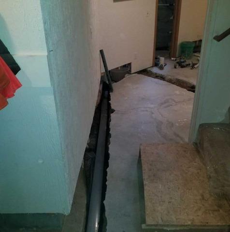 Perimeter Drain Install