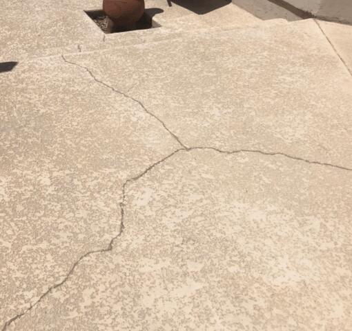 Foundation Symptoms: Outdoor Floor Cracks