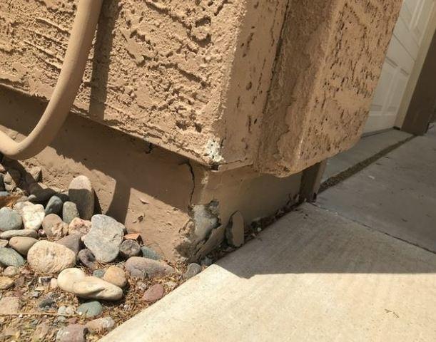 Cracking Concrete Stem Wall