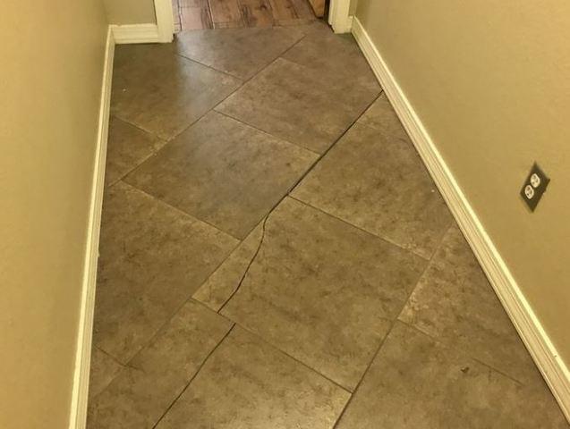 Interior Tile Cracks