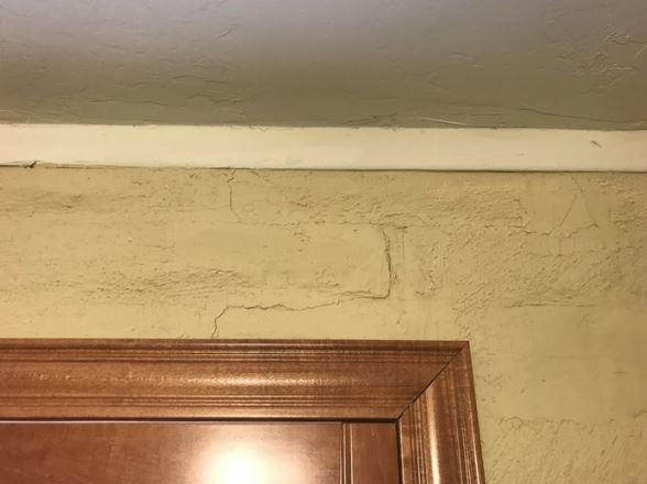 Interior Stairstep Cracks